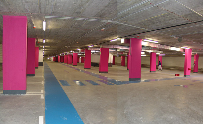 Aparcamiento subterráneo para residentes y plaza pública en Calle Nueva York. Móstoles. (2)